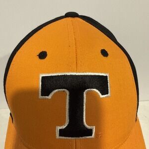 Captivating Headgear NCAA Tennessee Vols ADJUSTABLE Hat OSFM Orange BLACK